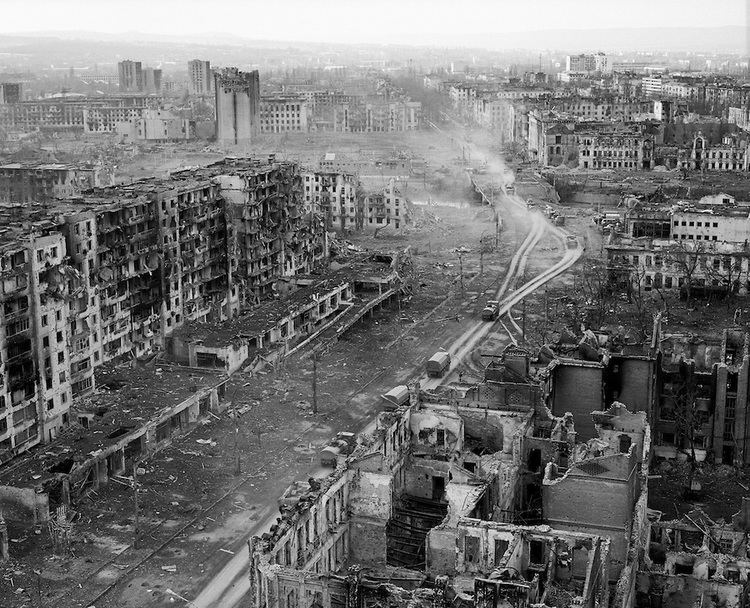 bombardování Groznyj